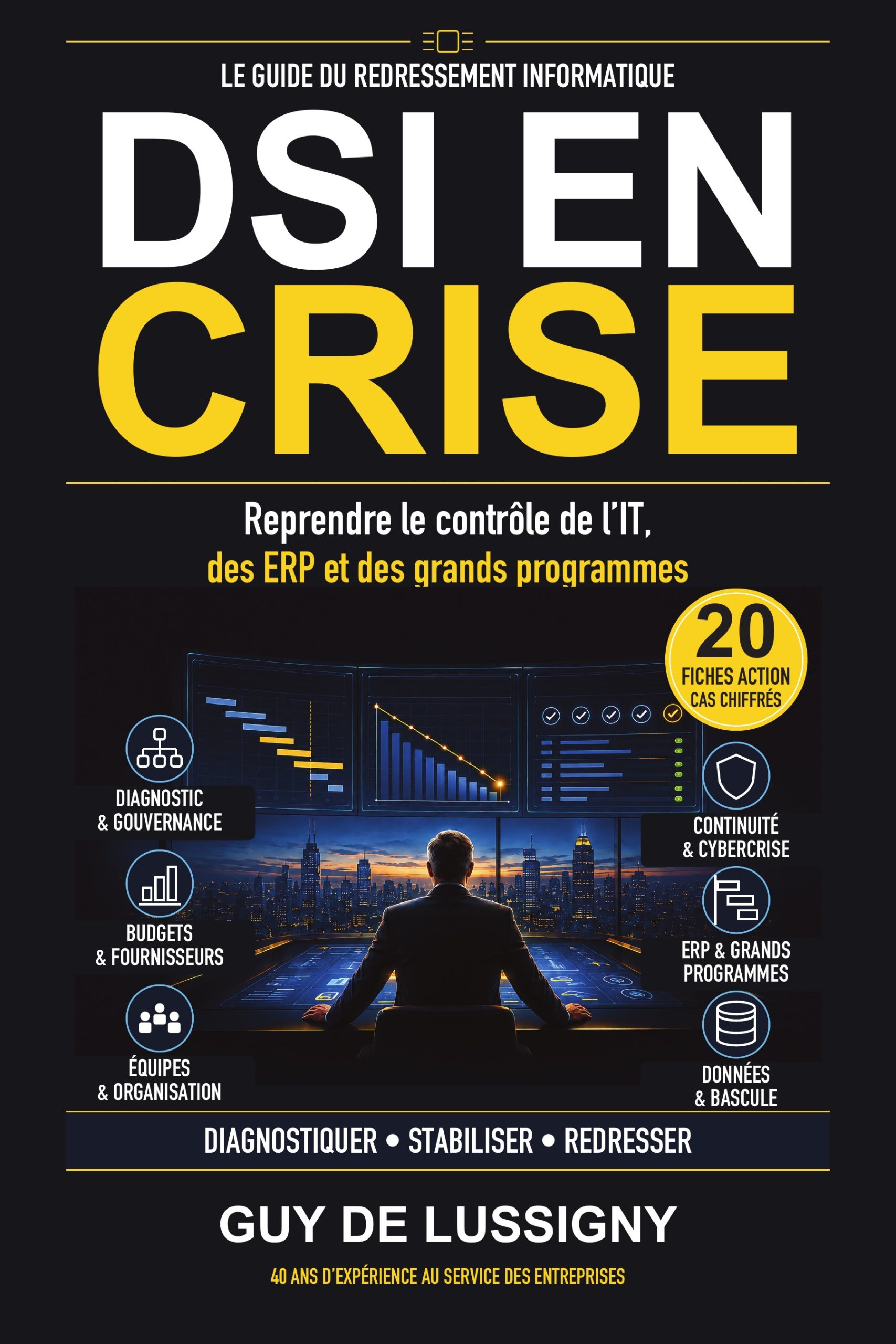 Couverture de DSI EN CRISE — Guy de Lussigny
